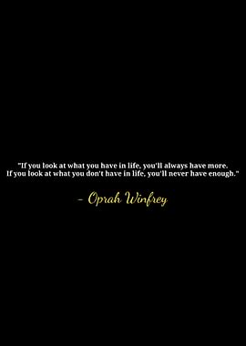 Oprah Winfrey Quote on Black