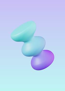 Abstract Pastel Shapes