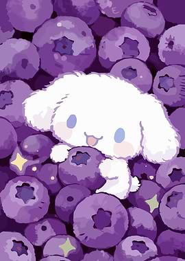 Cinnamoroll in a Blueberry Patch