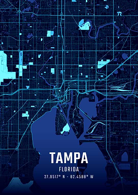 Tampa Midnight City Map