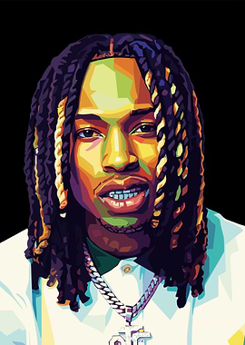 King Von Portrait Pop Art