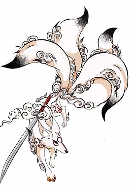 Okami Amaterasu with Sword