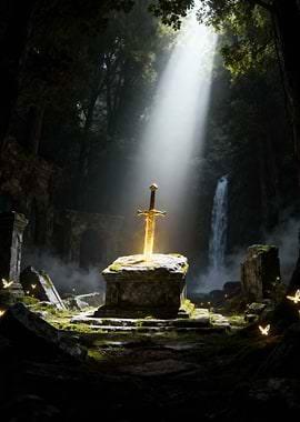 Sword in Stone, Forest Scene