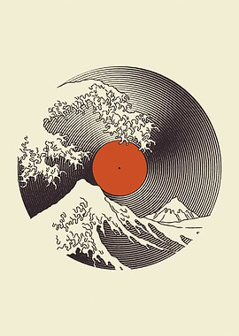 Vinyl Kanagawa Wave