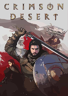 Crimson Desert Game Illustration