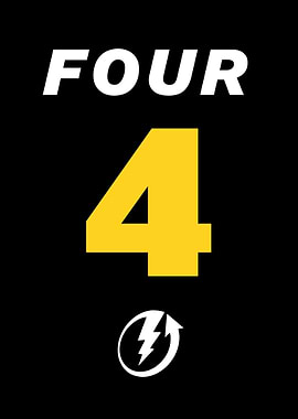Four Number Graphic