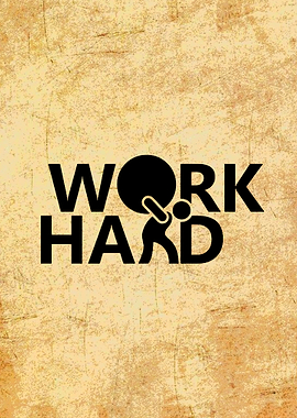 Work Hard Motivational Poster