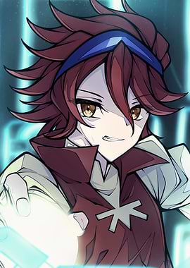 Anime Boy with Red Hair