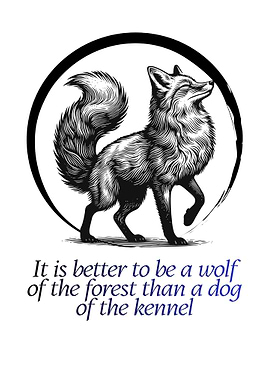 Wolf of the Forest Illustration