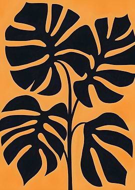 Monstera Plant Art Print