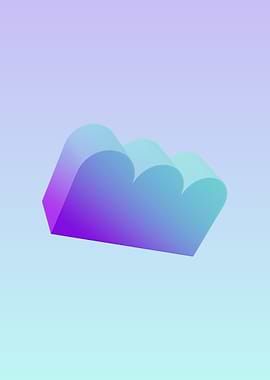 Gradient Cloud Illustration