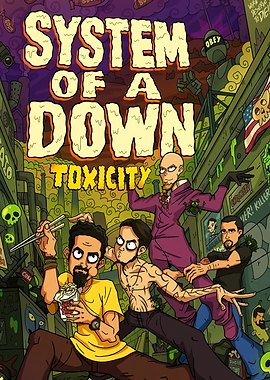 System of a Down Toxicity Cartoon Art