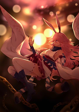 Girl with Rabbit Ears