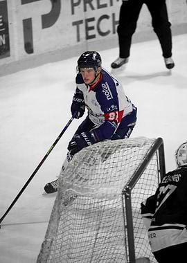 Ice Hockey Player in Action