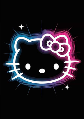 Hello Kitty Neon Glow