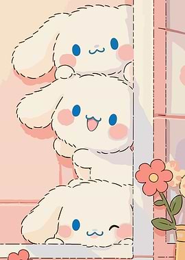 Cinnamoroll Stacked by Window