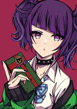 Anime Girl with Gift