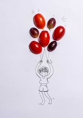 Tomato and Grape Balloon Ride
