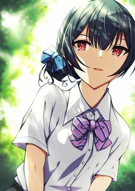 Anime Girl in School Uniform