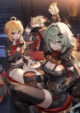 Zenless Zone Zero Girls at the Bar