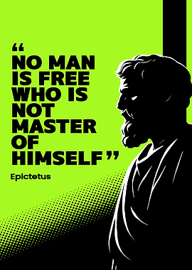 Epictetus Quote Poster