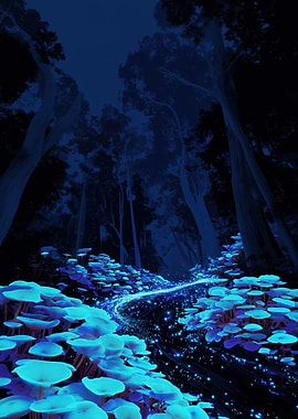 Luminous River Grove