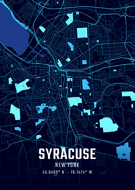 Syracuse Midnight City Map