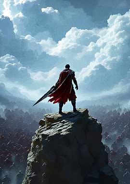 Warrior Cliff Overlooking Army