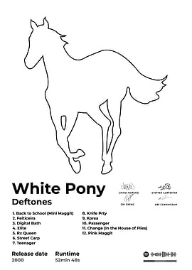 Deftones White Pony Album Art