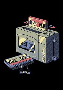 Toaster Tape Vintage Music