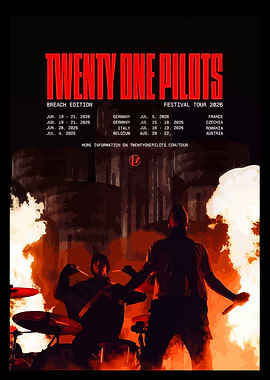 Twenty One Pilots Breach Edition Poster