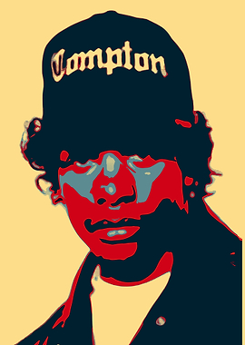 Eazy-E Compton Pop Art Portrait