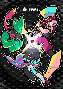 Deltarune Team Illustration