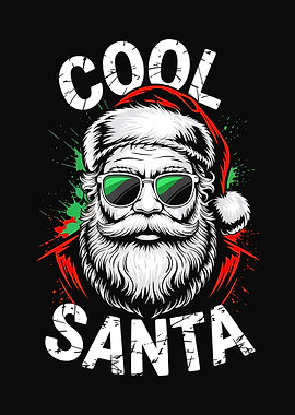 Cool Santa Claus with Sunglasses