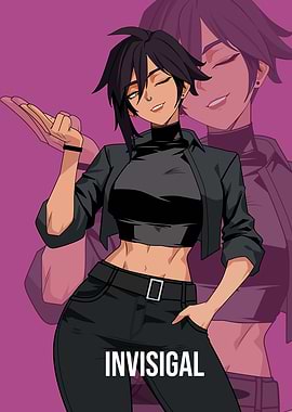 Invisigal Character Art