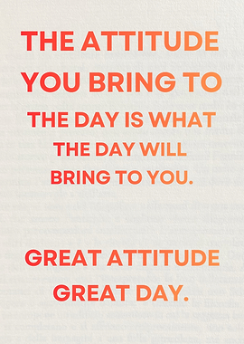 Inspirational Attitude Quote