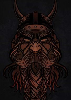 Viking Warrior Portrait