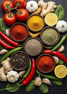 Spices and Vegetables