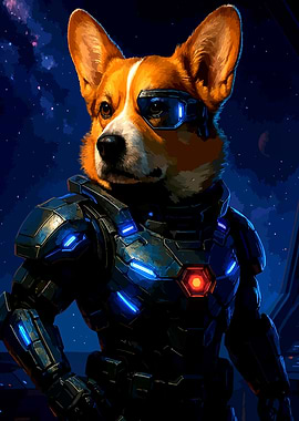 Corgi in Space Armor