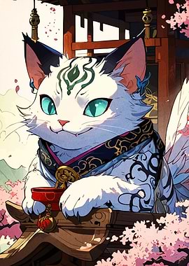 Anime Cat Japanese Aesthetics