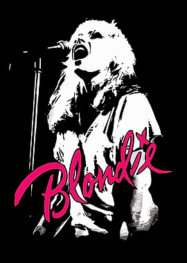 Blondie band poster art