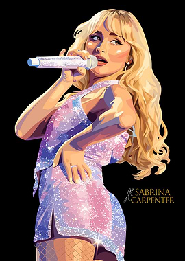 Sabrina Carpenter Vector art