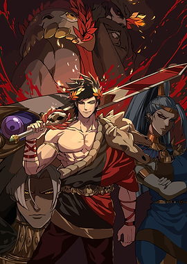 Hades Game Characters Illustration