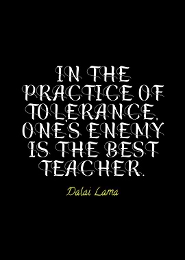 Tolerance Quote by Dalai Lama