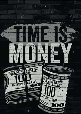 Time is Money Graphic Art