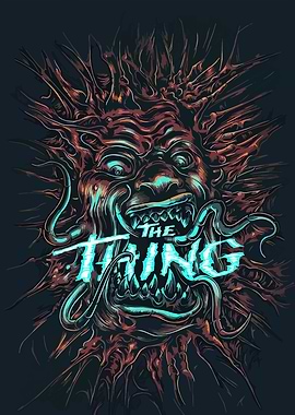 The Thing Movie Poster Art