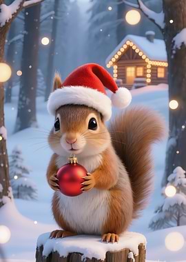 Christmas Squirrel