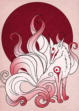 Nine-tailed Fox Illustration