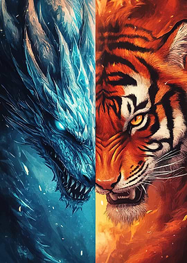 Dragon and Tiger Fire and Ice