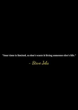 Steve Jobs Inspirational Quote